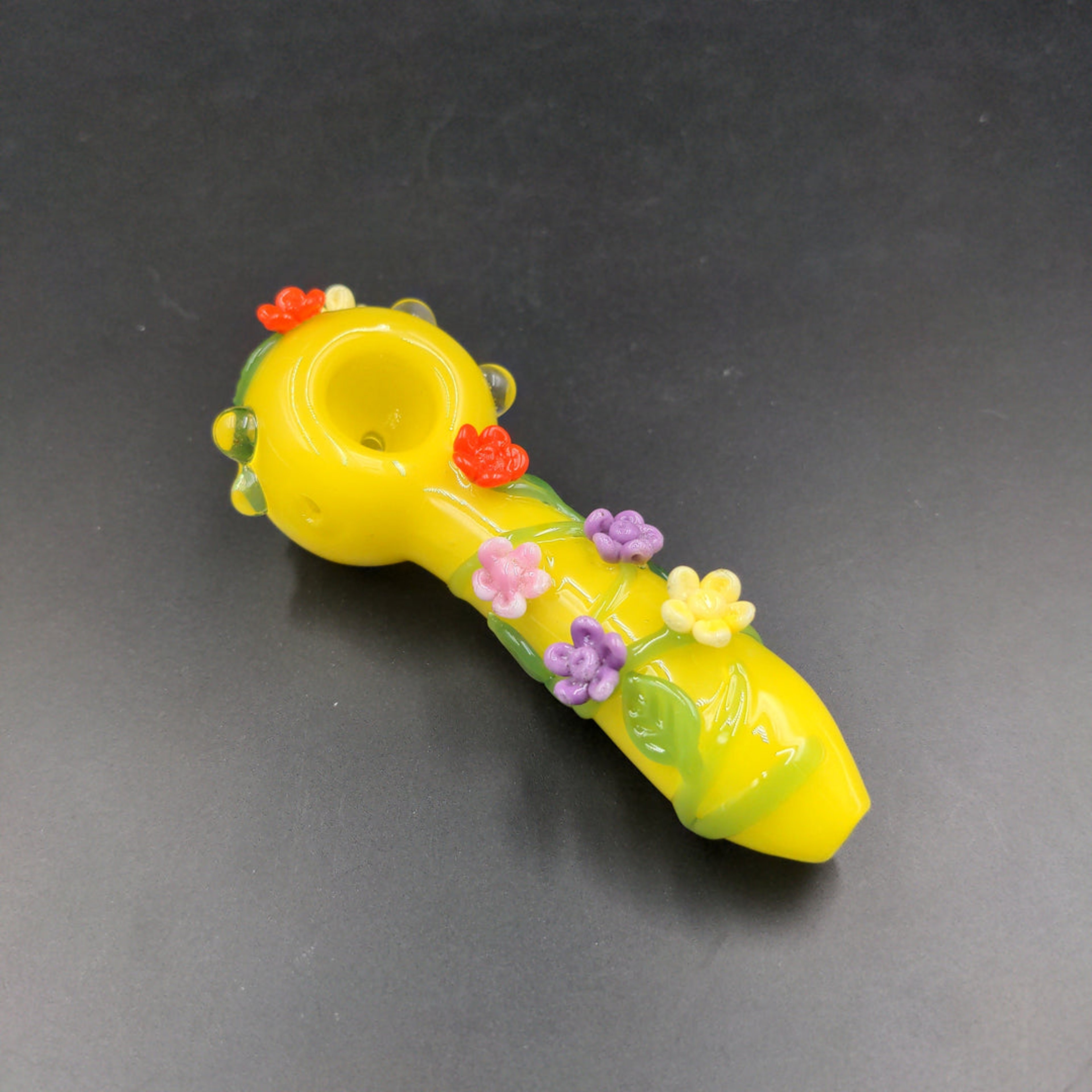 Preview pic of EMPIRE GLASSWORKS SPOON PIPE - SUNSHINE GARDEN