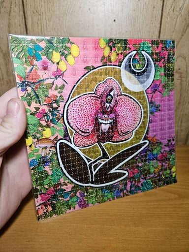 Preview pic of Ellie Paisley Orchid Blotter Art