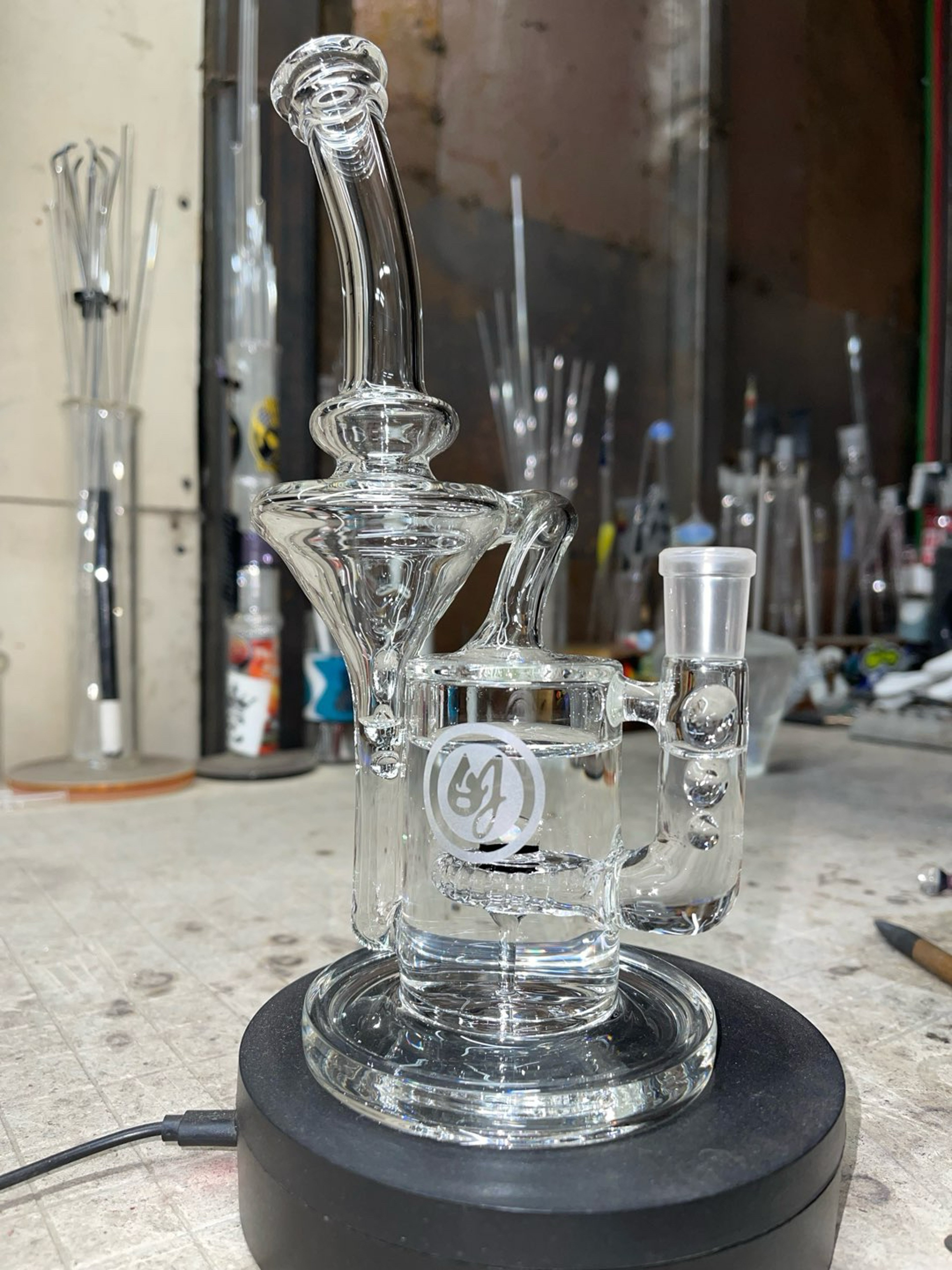 Preview pic of 14mm 9.5” tall opal on perc