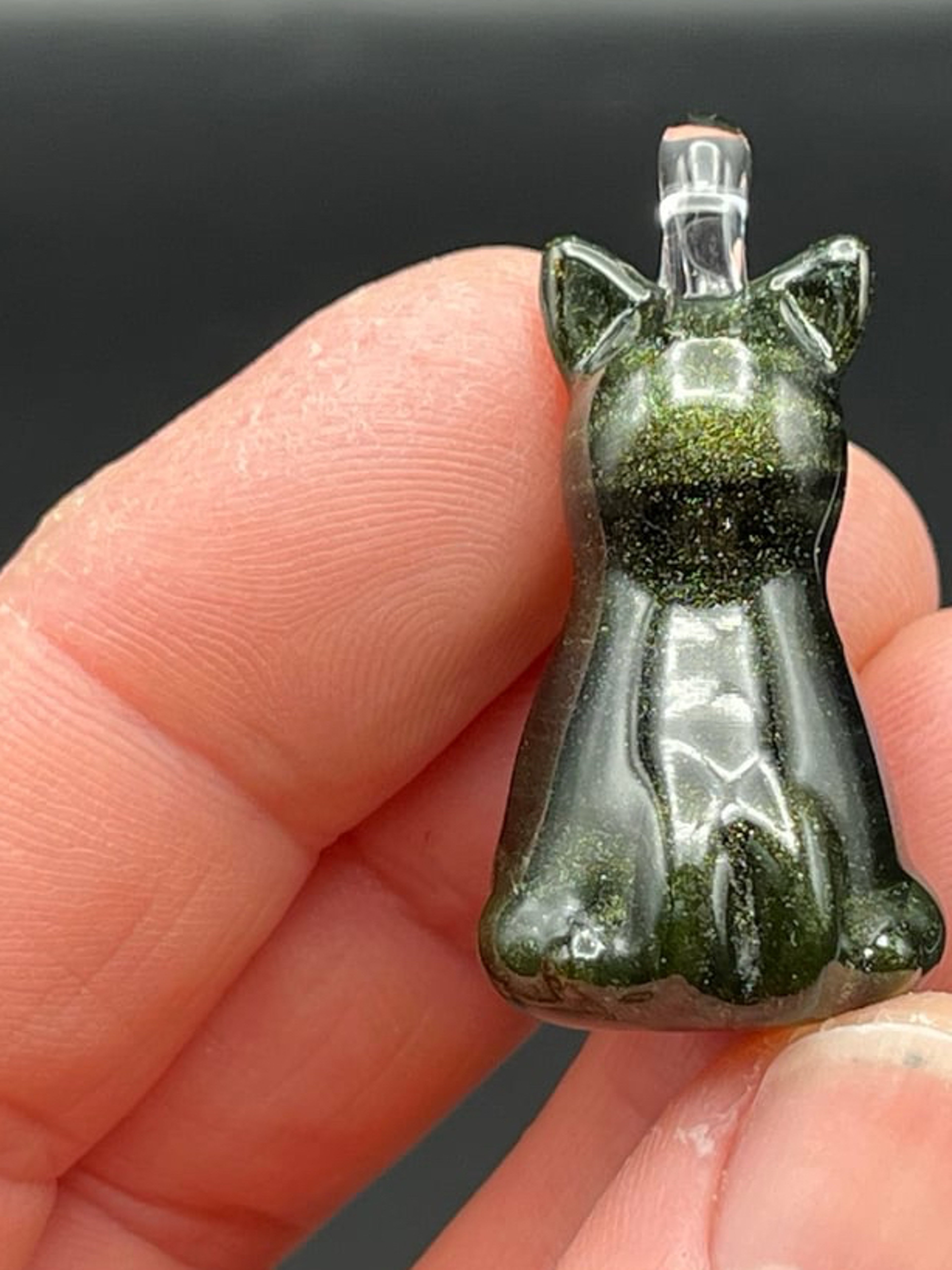 Paparazzi minature cat pendant. image 0