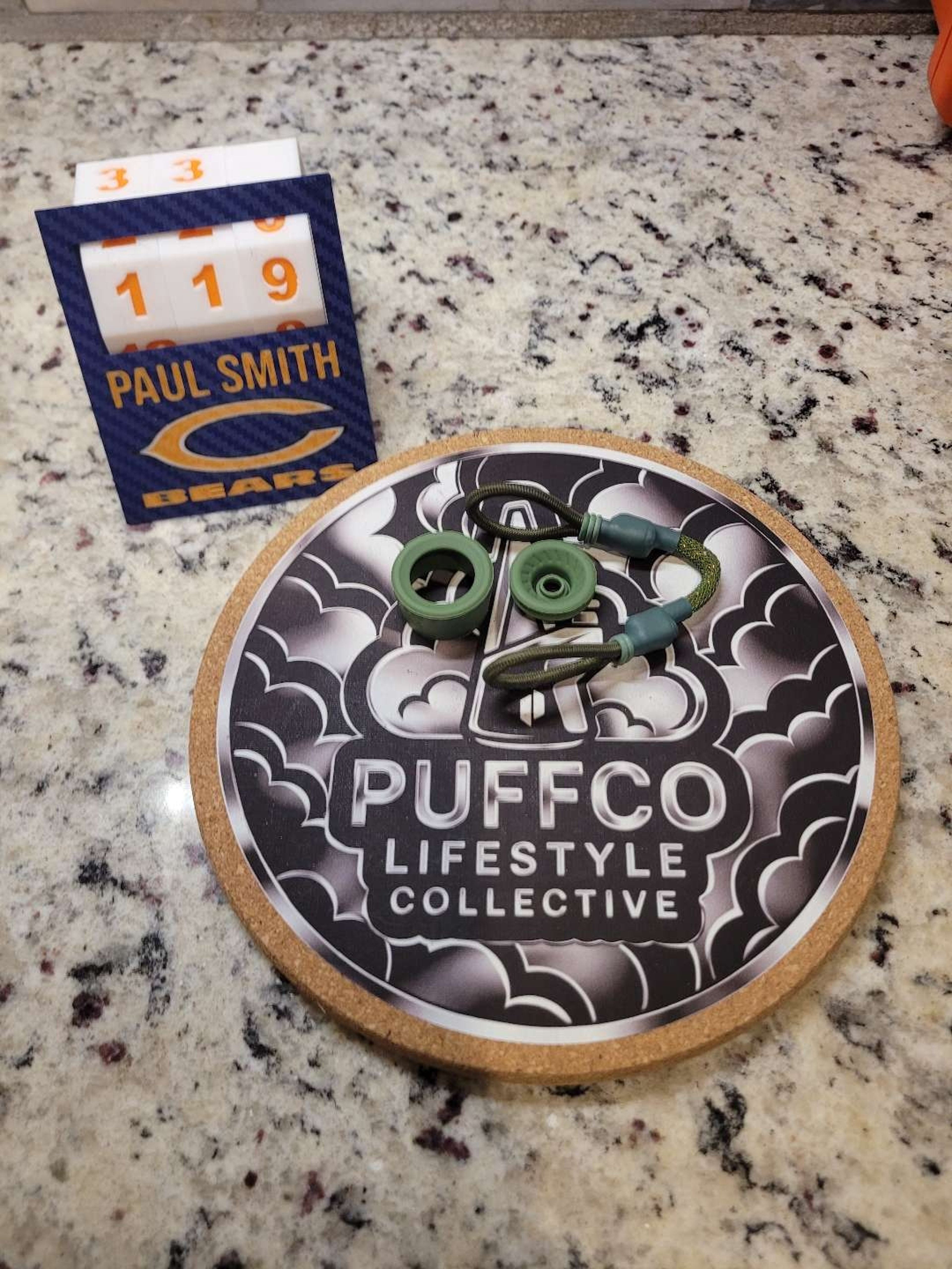 Preview pic of Flux cap, sleeve, and tether