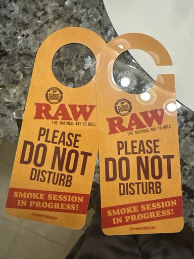Preview pic of Raw Do not Disturb Sign