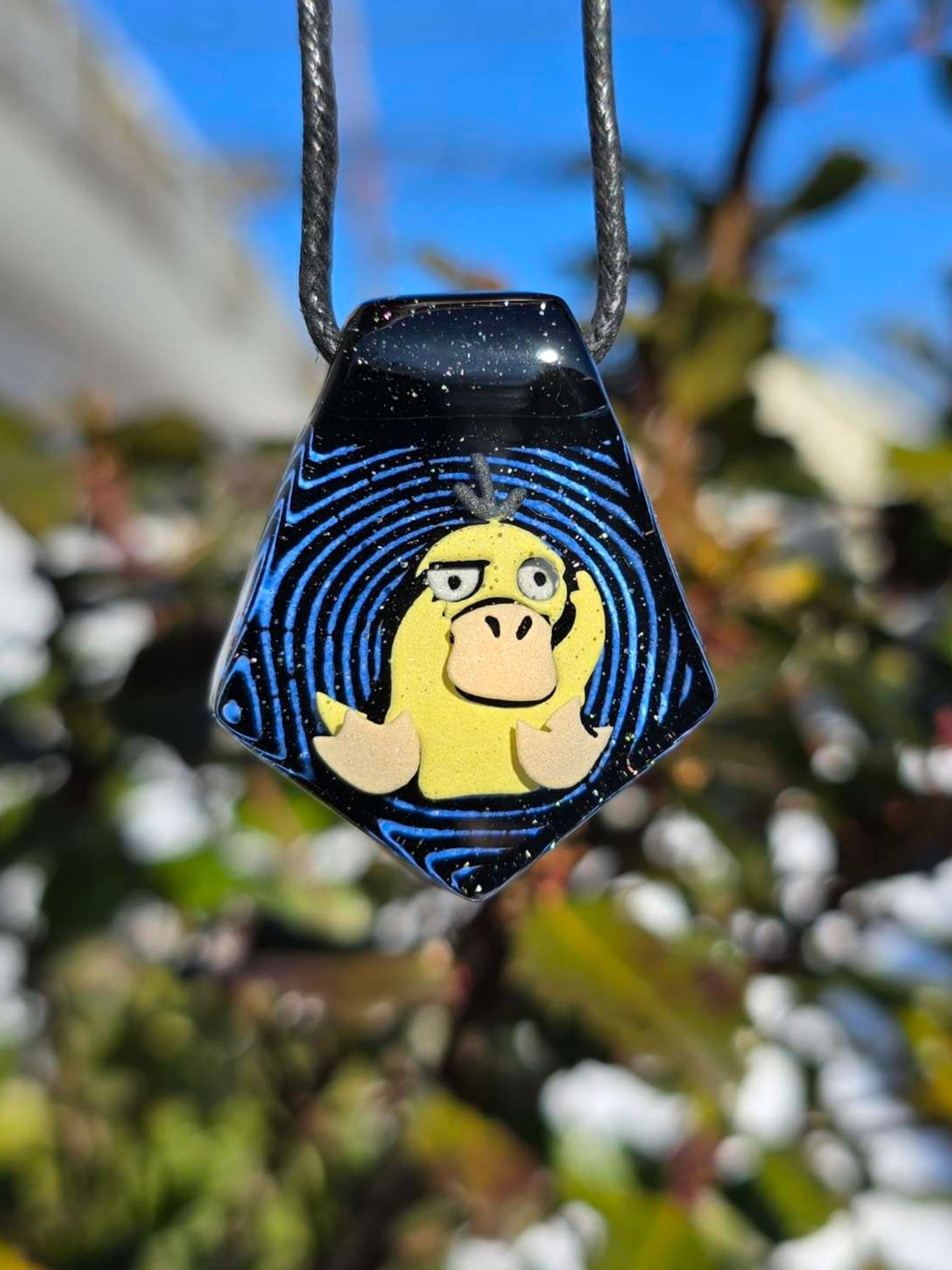 Preview pic of Psyduck Layered Glow Pendant