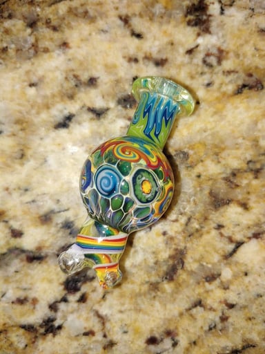 Preview pic of Dillinger Glass Rainbow Spinner Cap