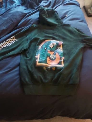 Preview pic of Grassroots mandolin dye hoodie