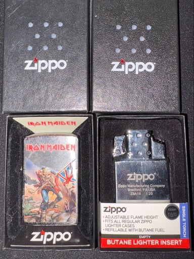Preview pic of Iron Maiden Zippo / Torch attachment