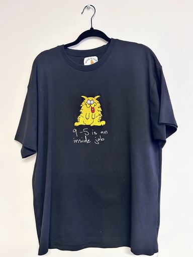 Preview pic of GZ1 Whatever Forever Embroidered 9-5 T-Shirt - Size XL