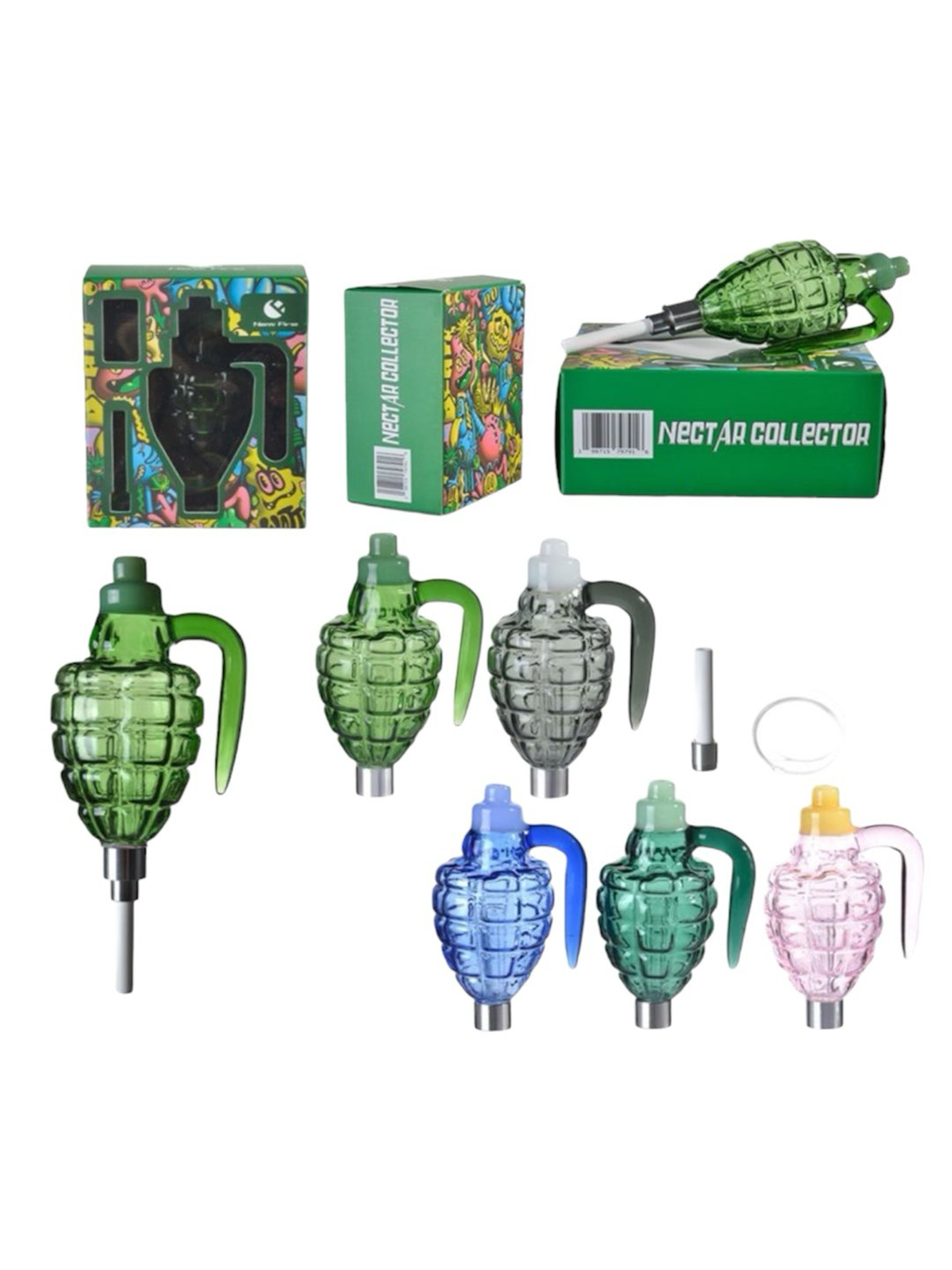 Preview pic of FLASH AUCTION! New Fire Grenade 💣 Nectar Collector Kits Assorted Colors