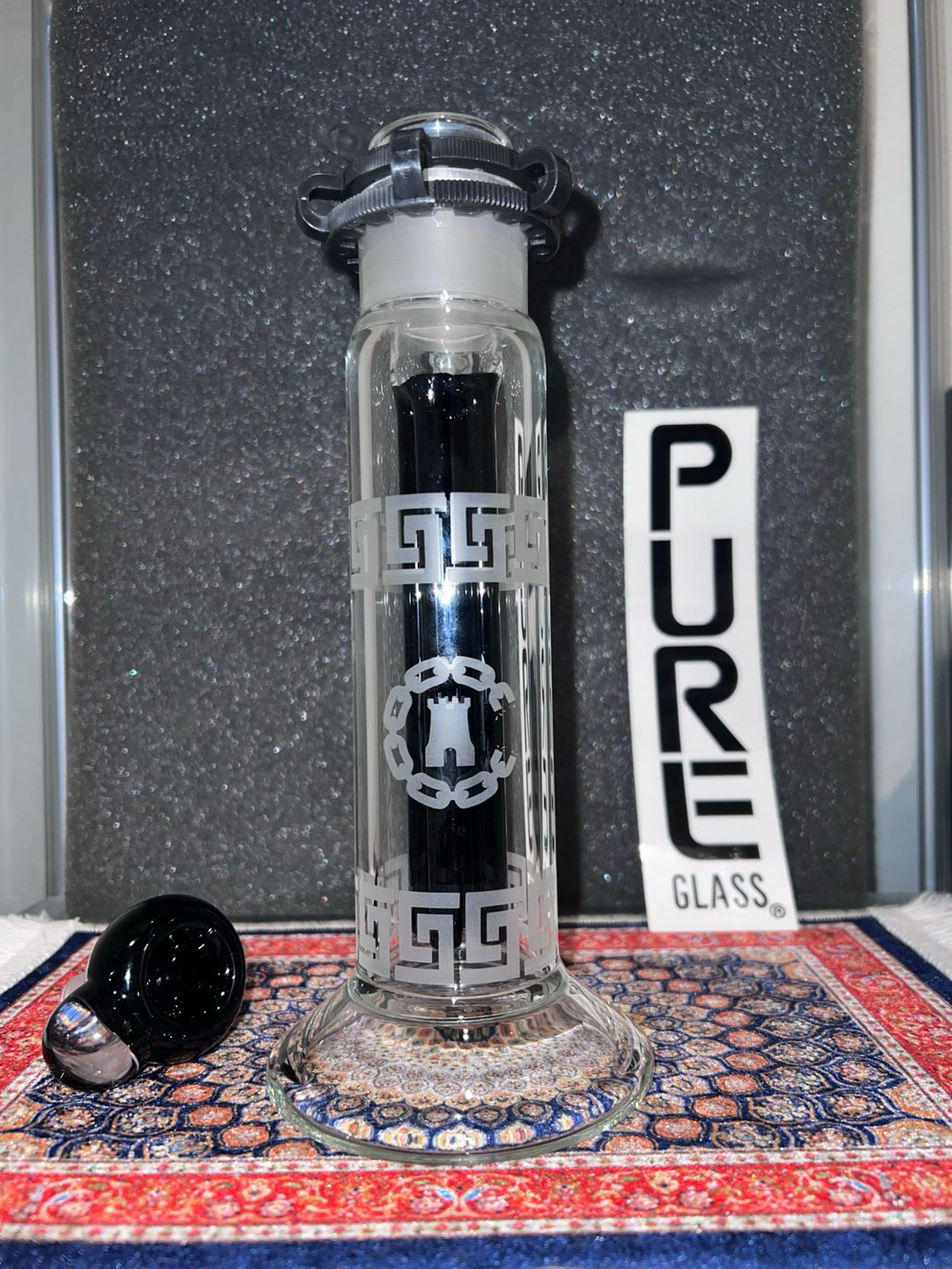 Preview pic of Crooks n Castles x Pure Glass Collab Bubbler
