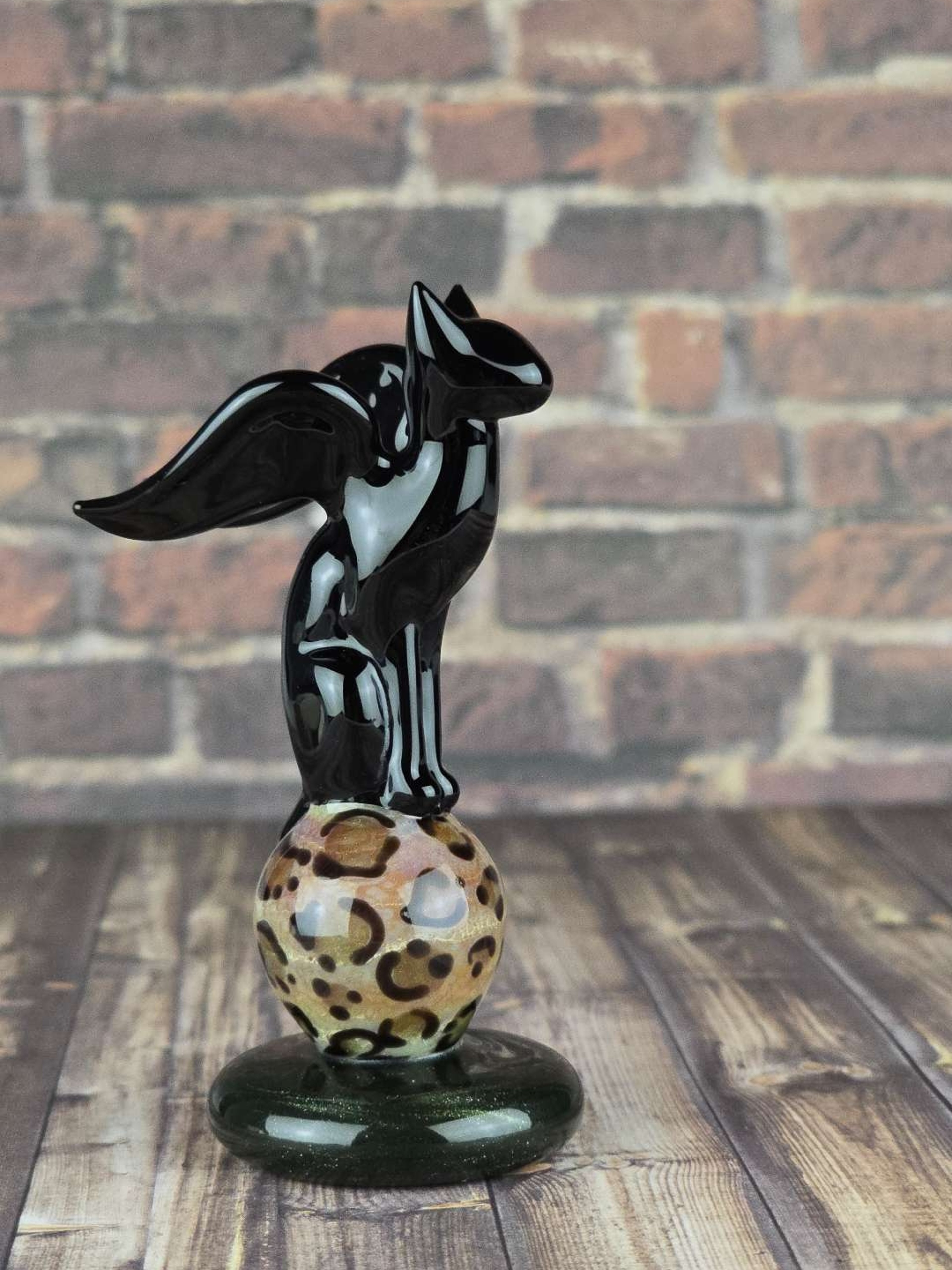 Preview pic of Spiller Woods Galaxy Black Cat sculpture