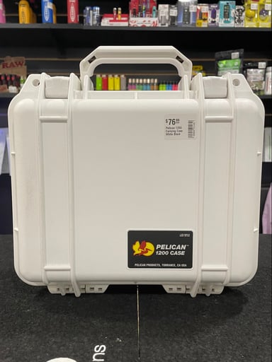 Preview pic of Pelican 1200 Travel Case White/Black