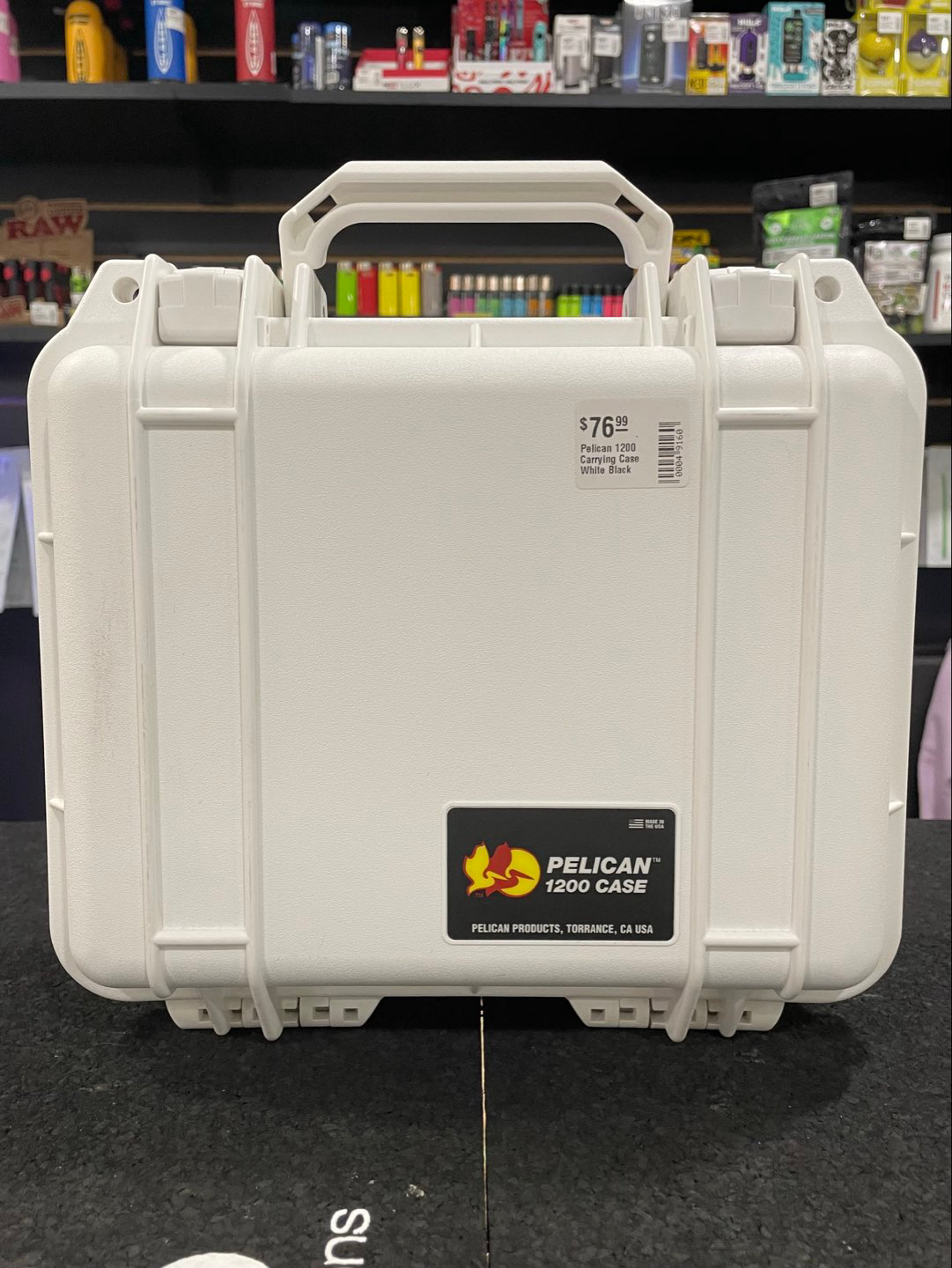 Preview pic of Pelican 1200 Travel Case White/Black