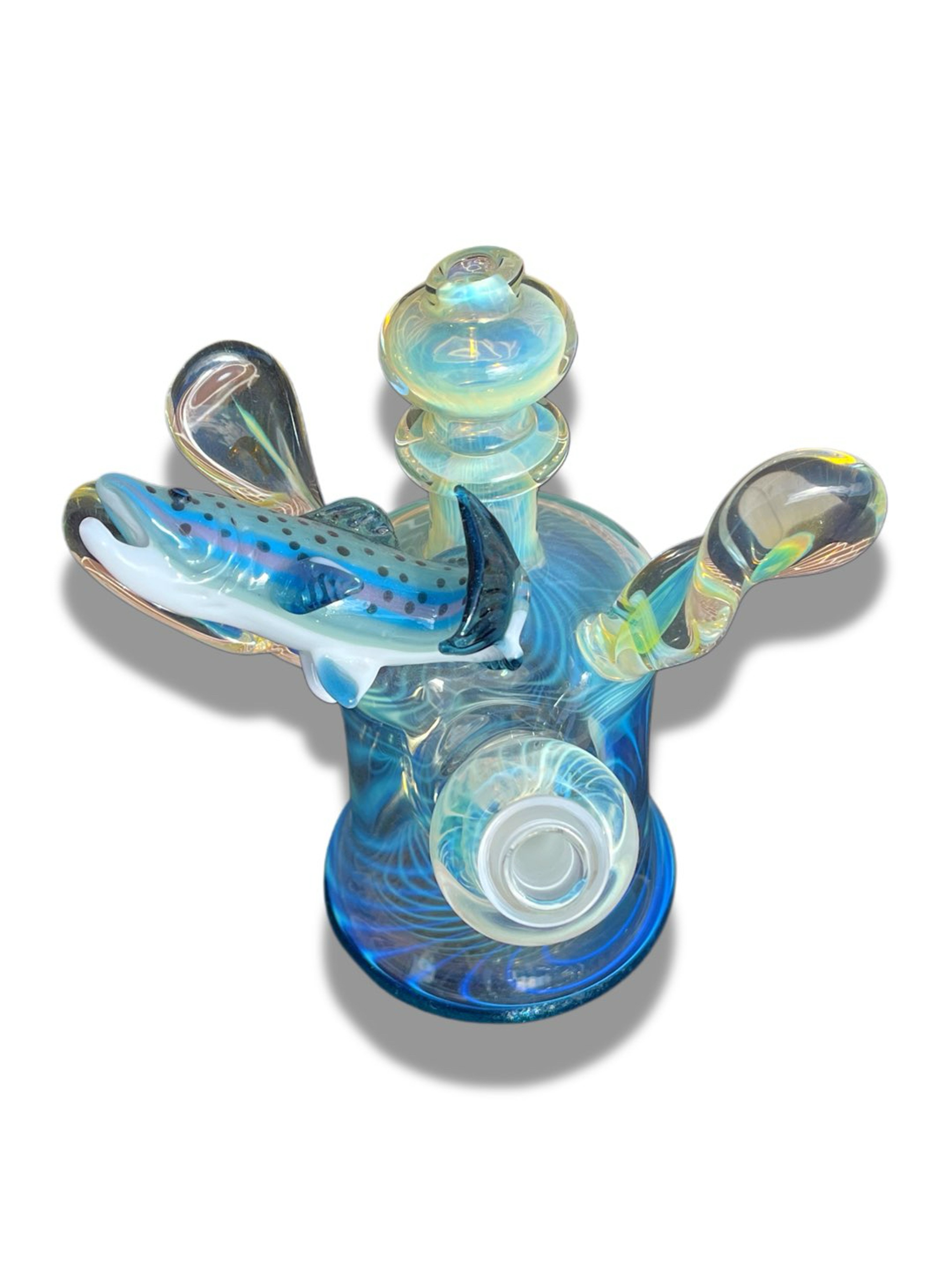 10mm Fumed Jumping Trout - 603glass image 0