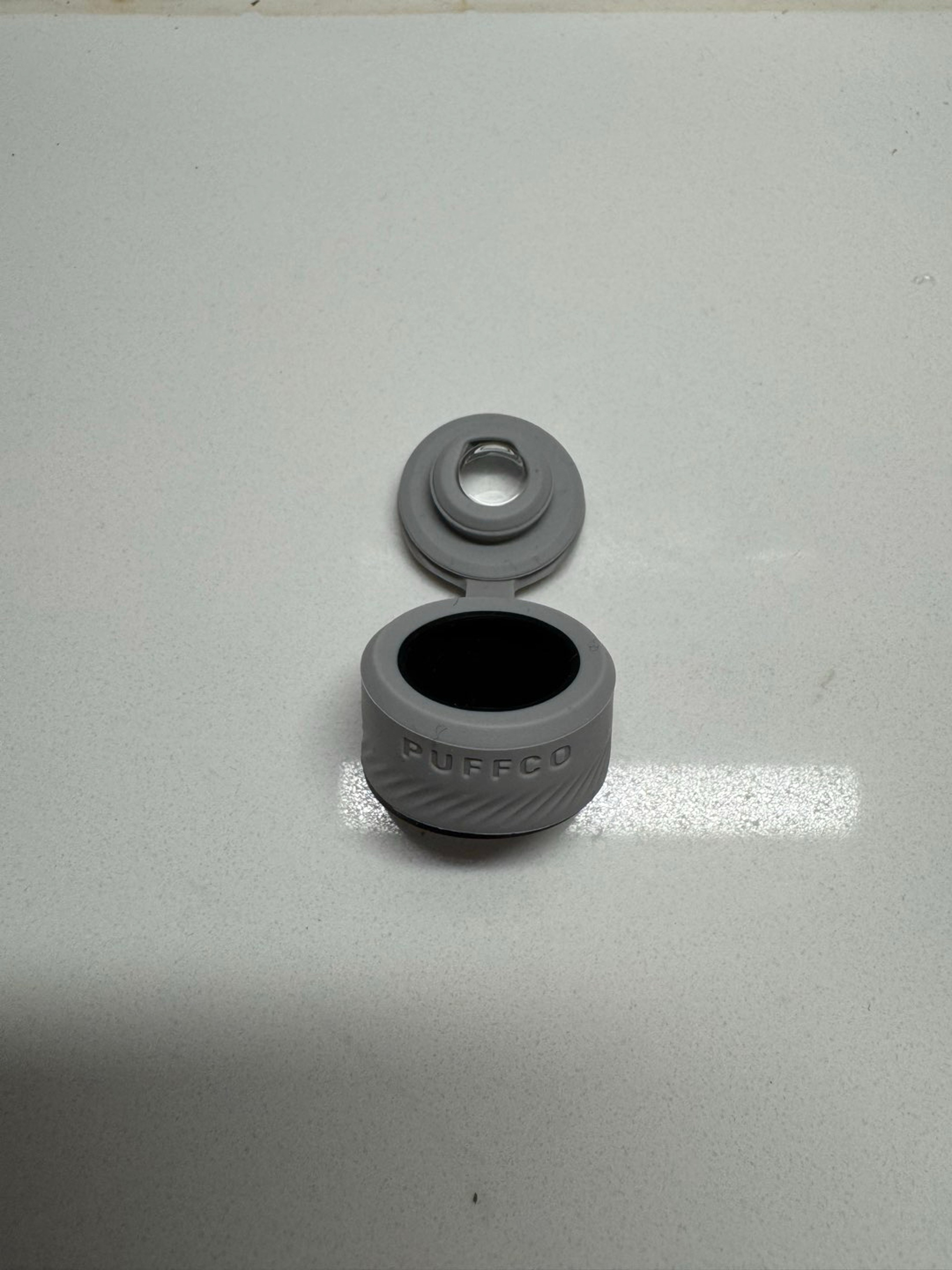 Preview pic of New puff co, spin top chamber cap, grey spin top