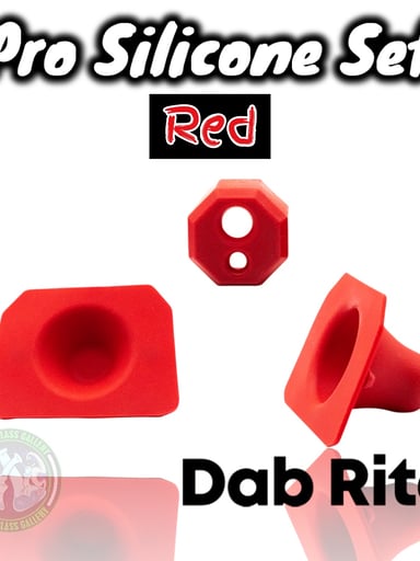 Preview pic of Dab Rite - Pro Silicone Set - Red