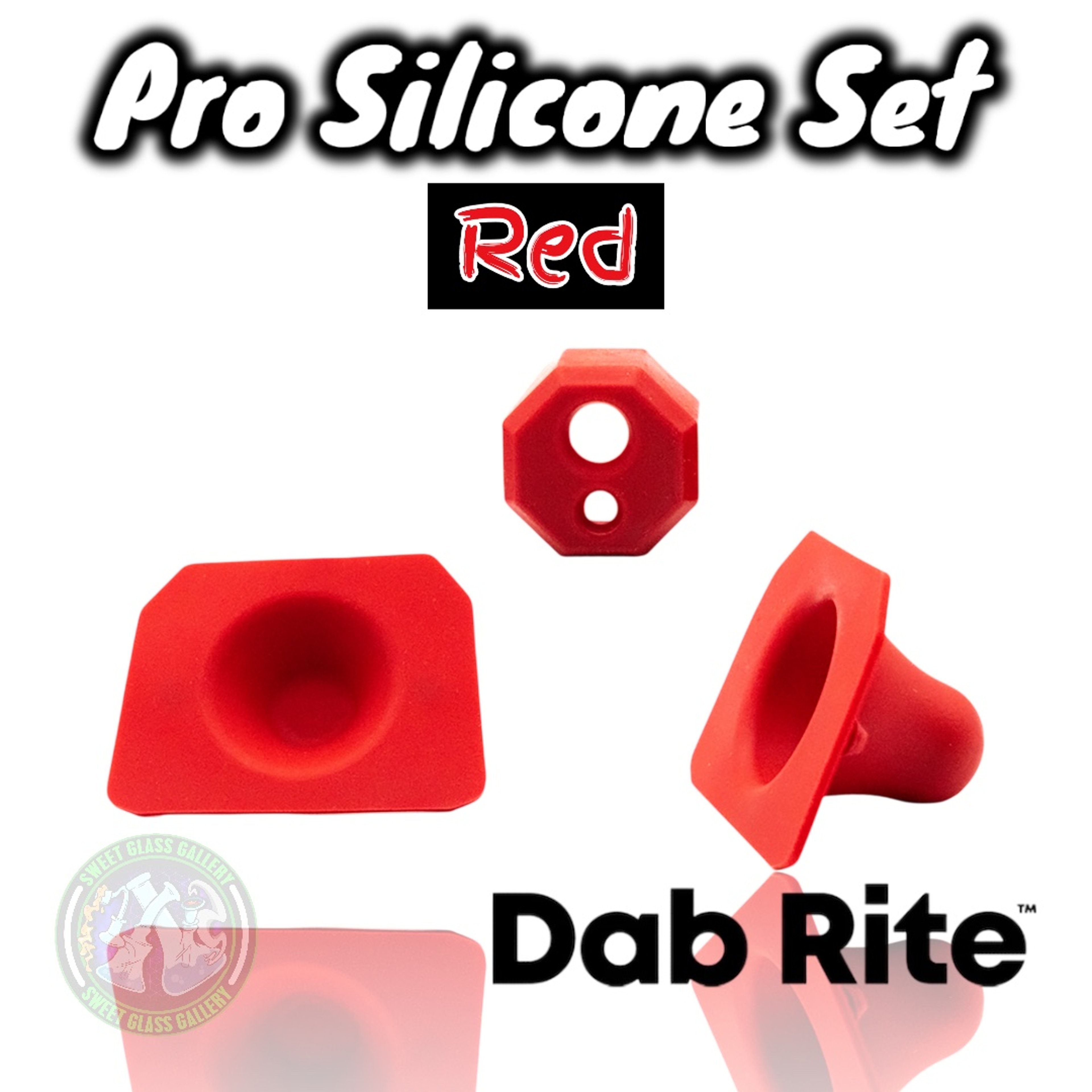 Dab Rite - Pro Silicone Set - Red image 0
