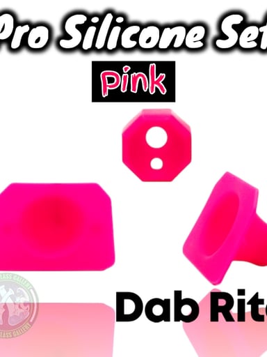 Preview pic of Dab Rite - Pro Silicone Set - Pink