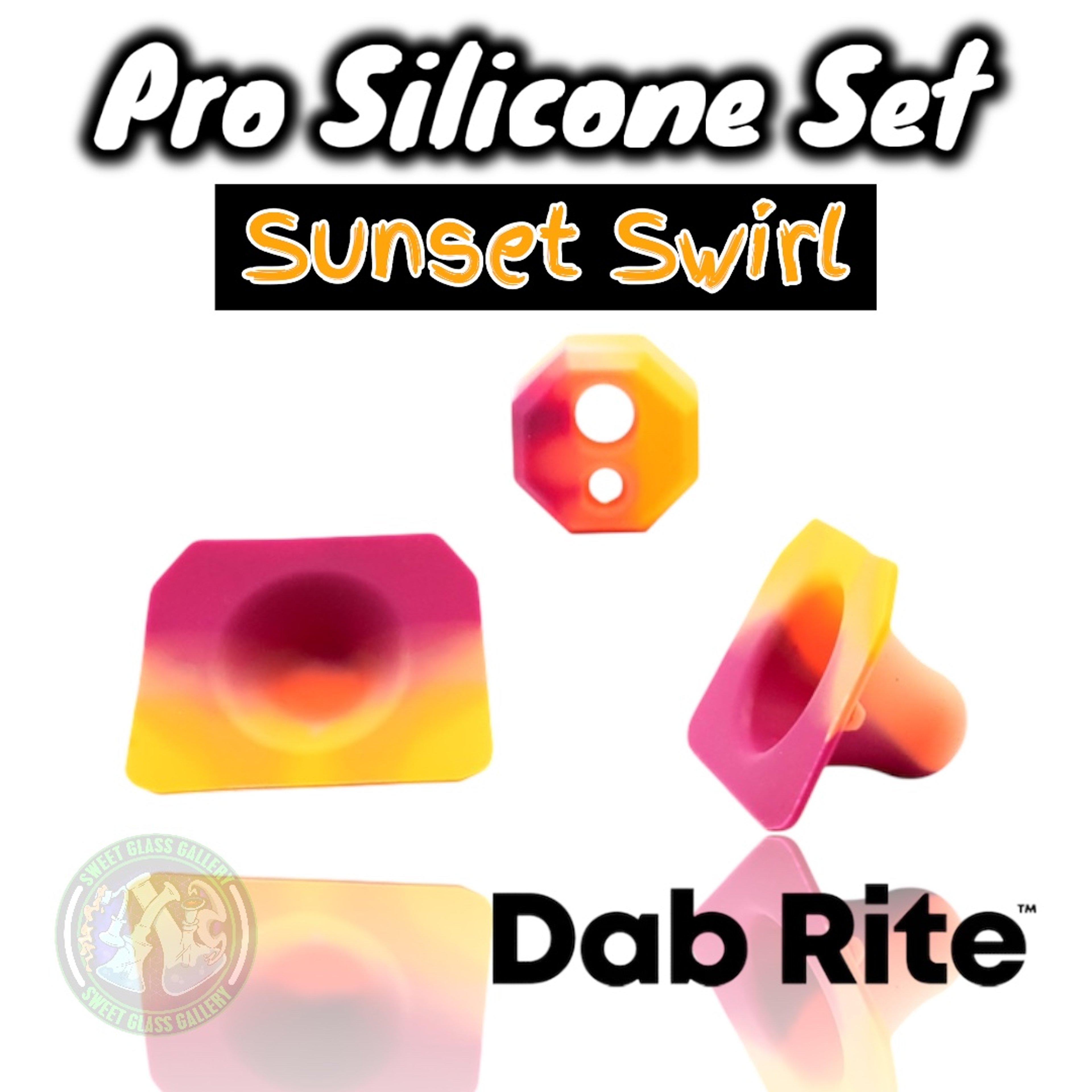 Dab Rite - Pro Silicone Set - Sunset Swirl image 0
