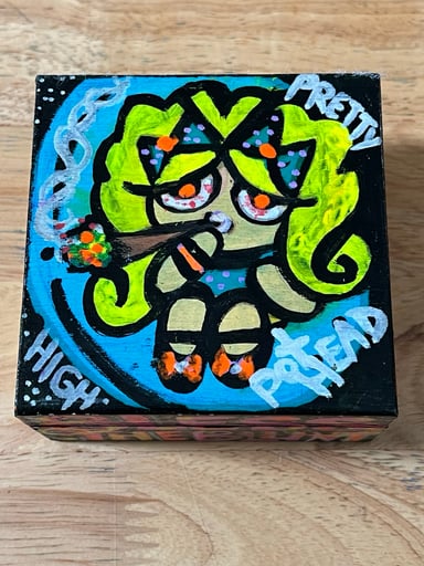Preview pic of Power puff girl bubbles 420 inspired art box