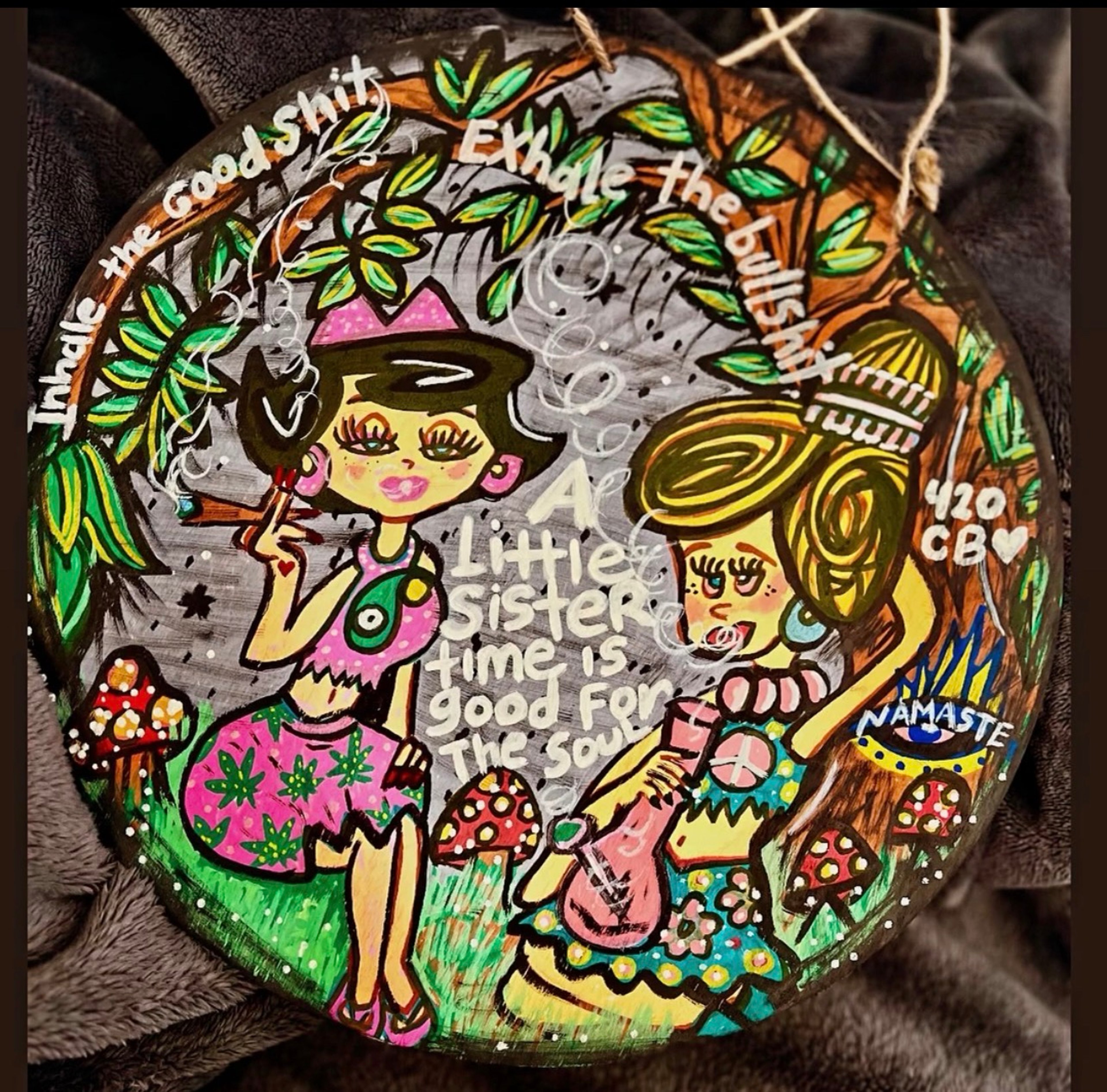 Preview pic of Flintstones Wilma &  Betty inspired art by me