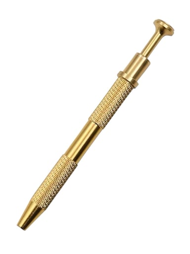 Preview pic of Gold Stainless Steel 4 Prong Claw Grabber Dab Tool