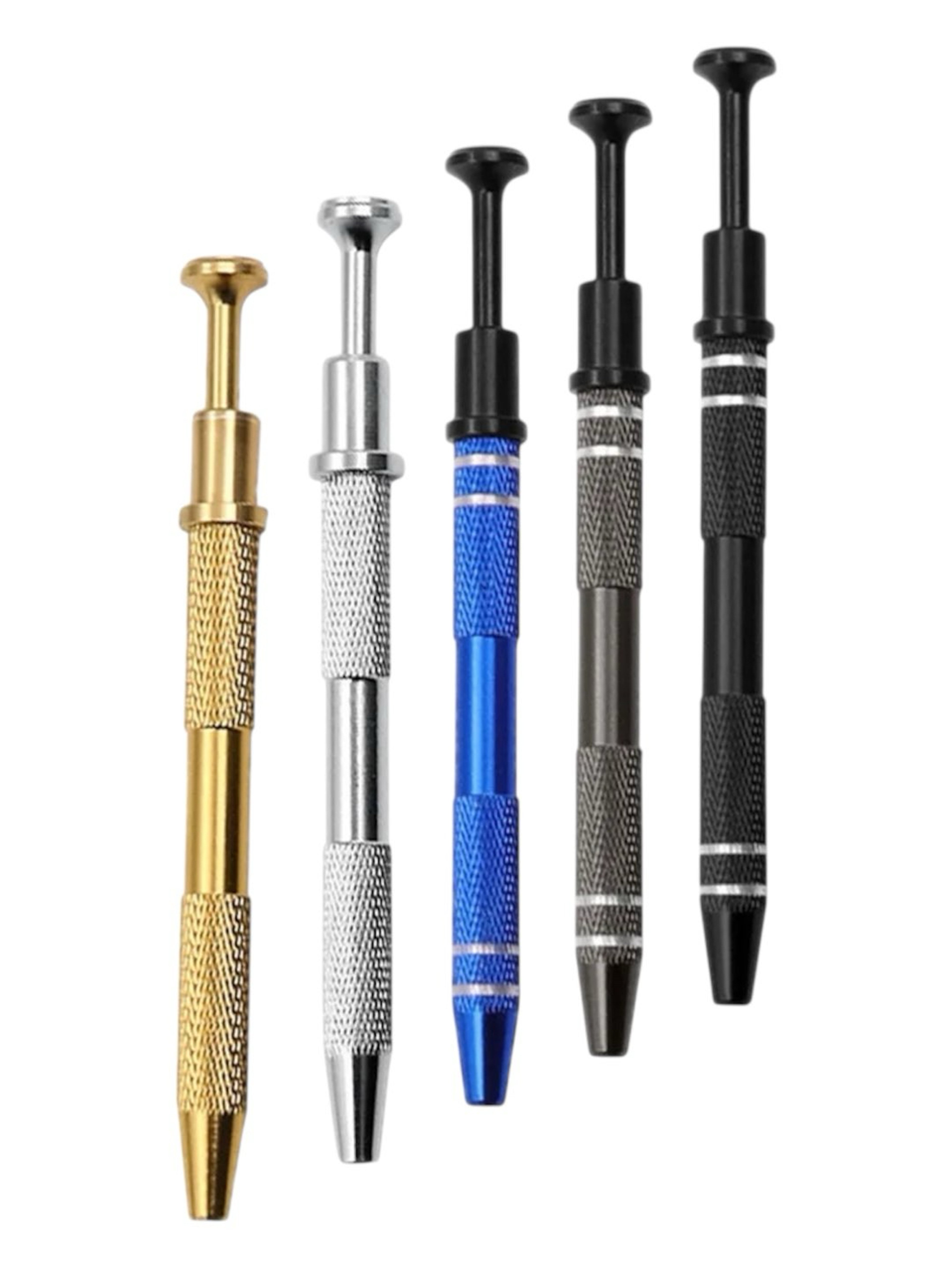 (5 piece) Stainless Steel 4 Prong Claw Grabber Dab Tool Assorted Colors image 0
