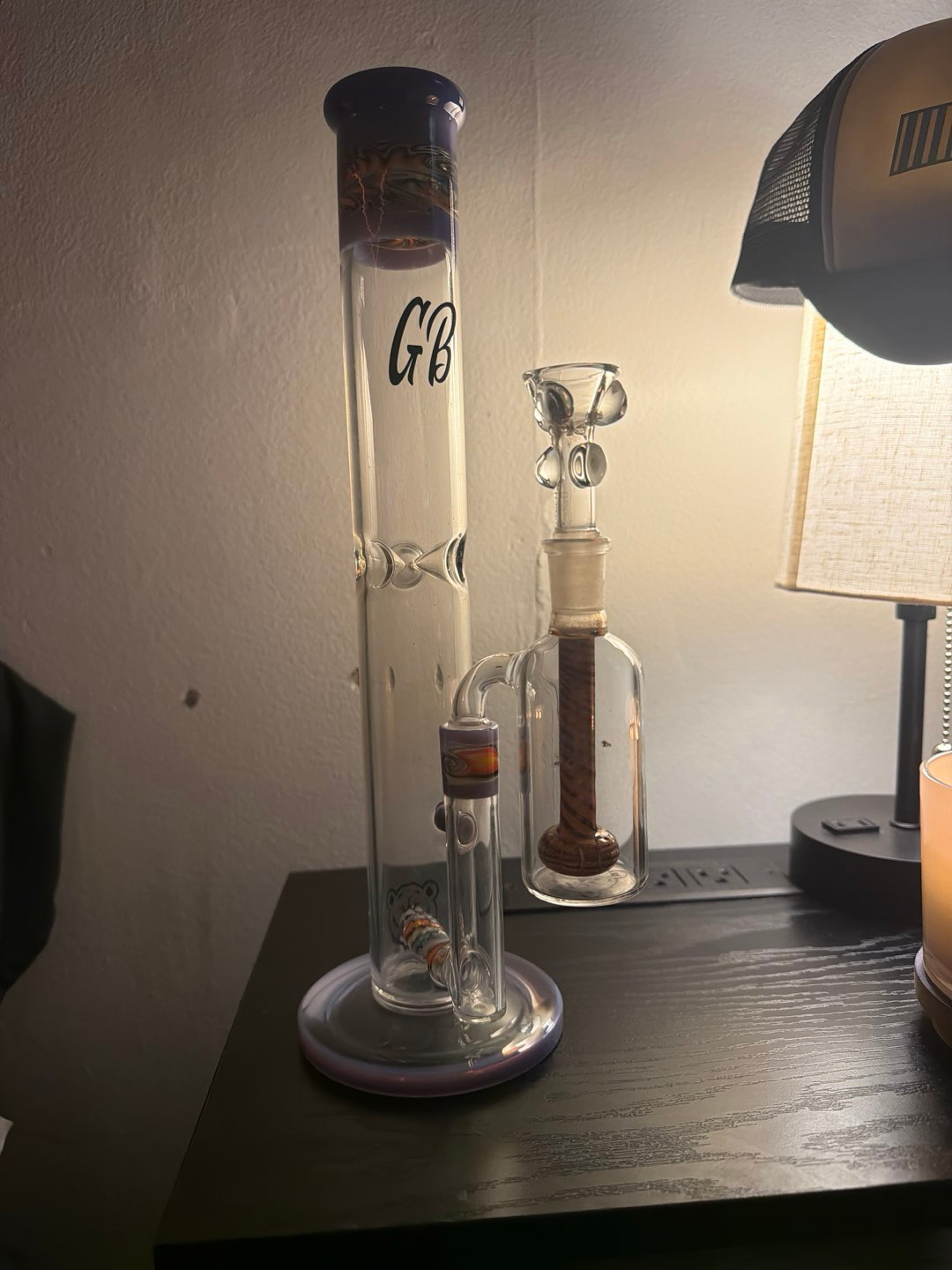 Preview pic of 16” green bear preice with green bear ash catcher