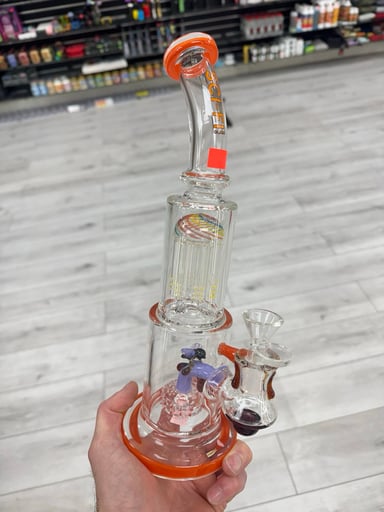 Preview pic of Scifi glass double perc dab rig