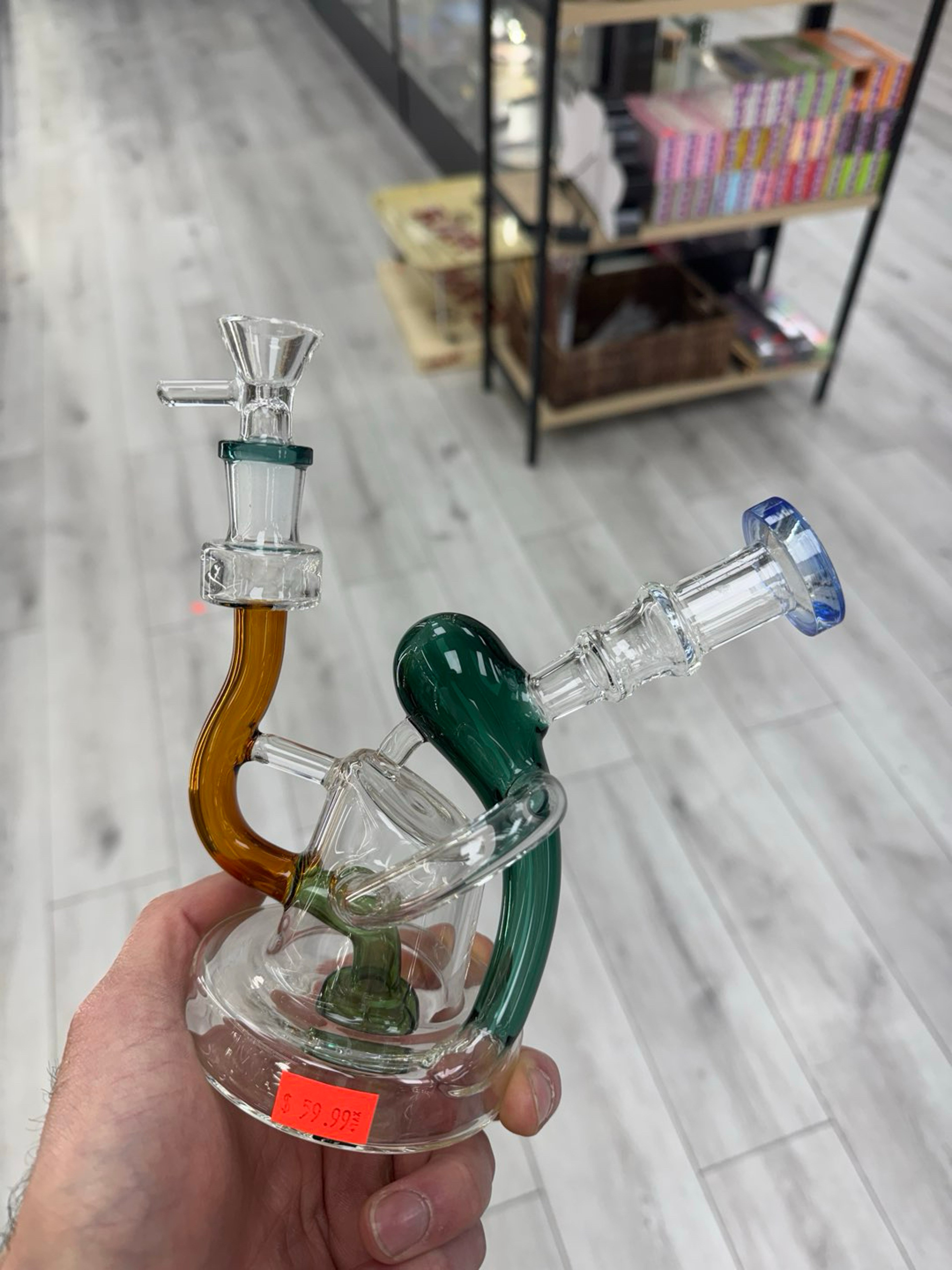 Dark green amber recycler image 0