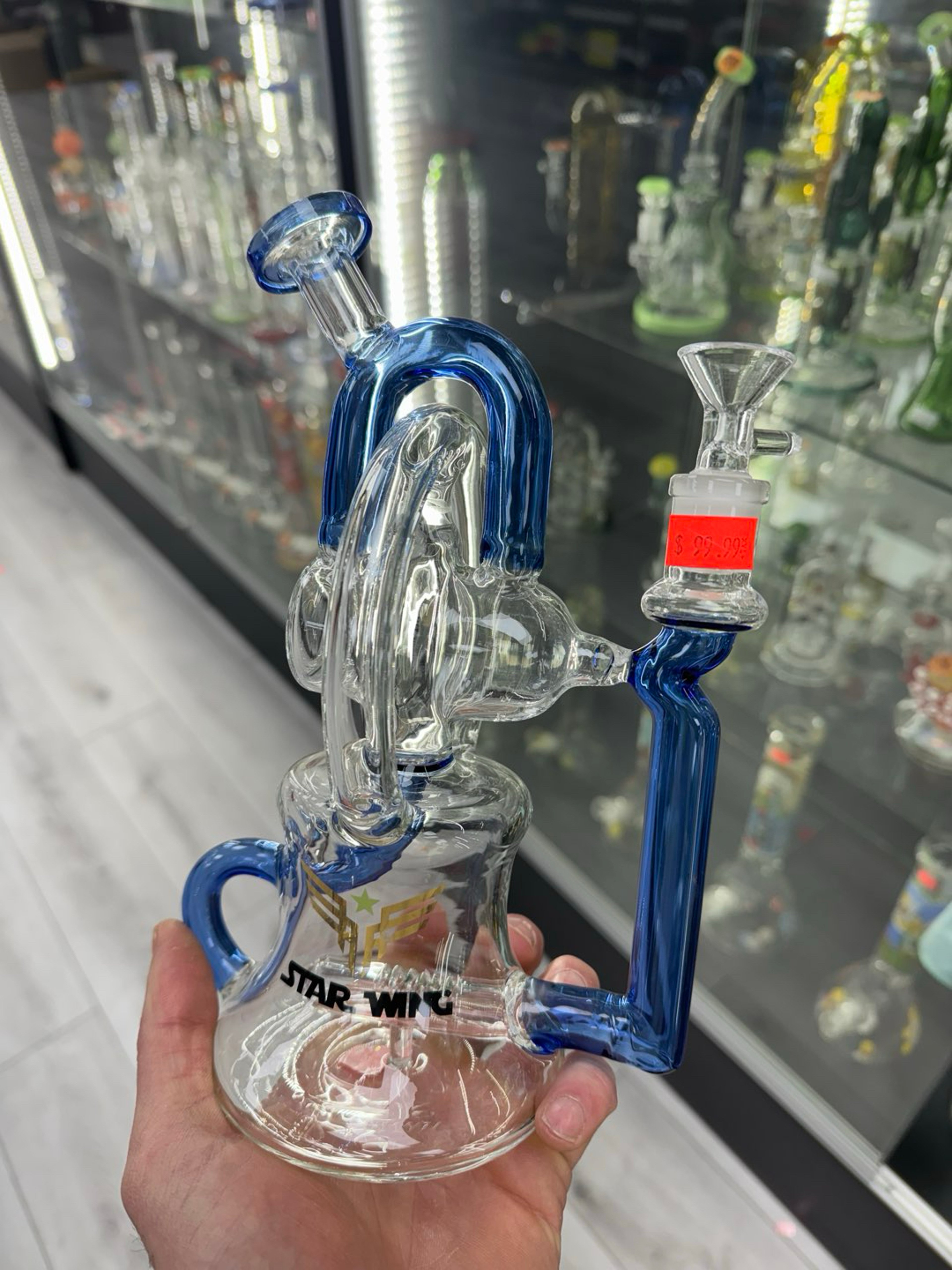 Star wing recycler blue image 0