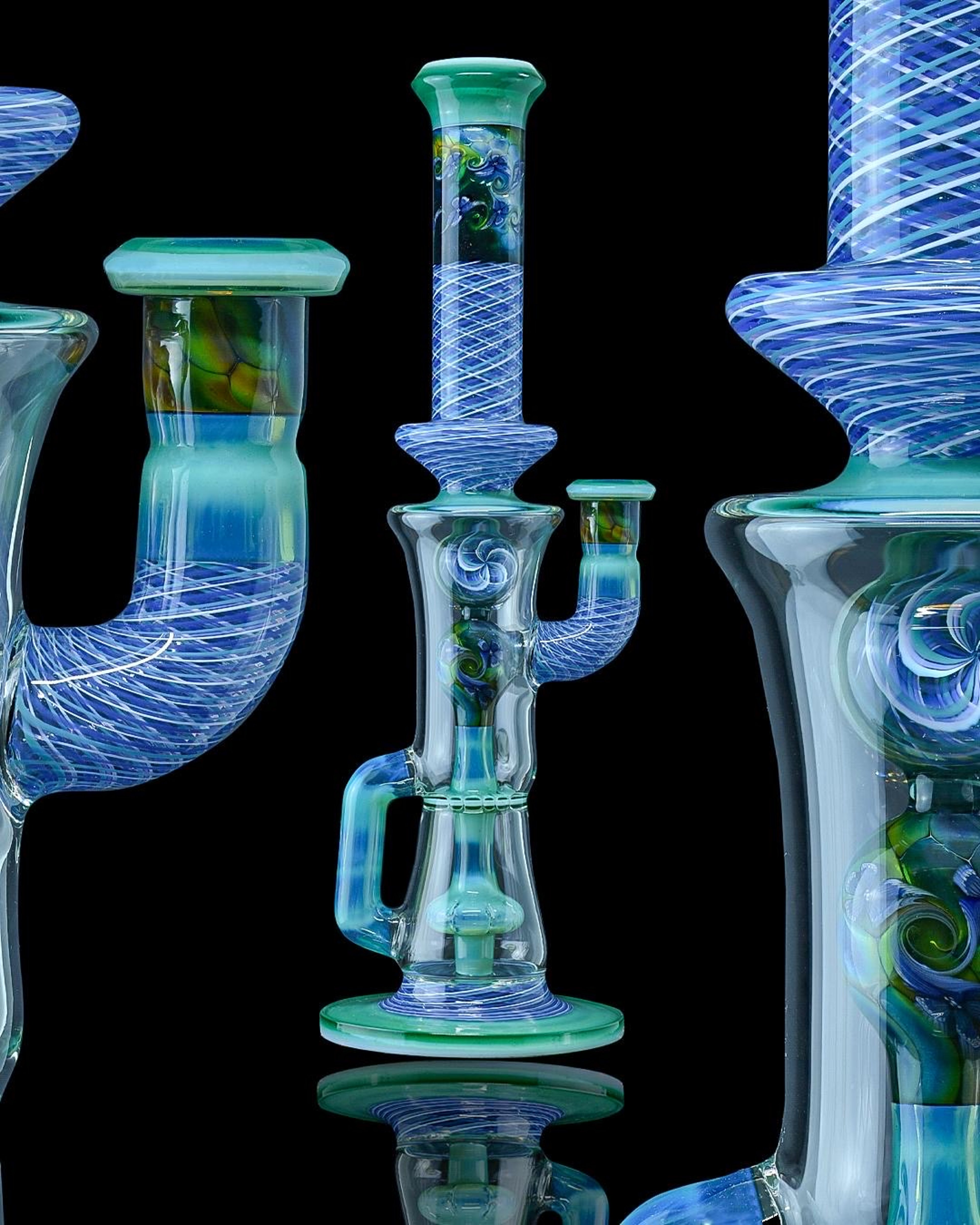 Green forest glass X Kai brown X Slagglass colab image 0