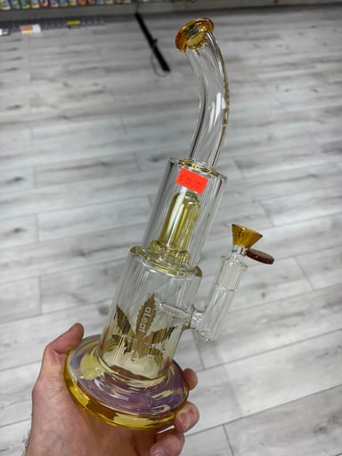 Preview pic of Aleaf double perc dab rig fumed