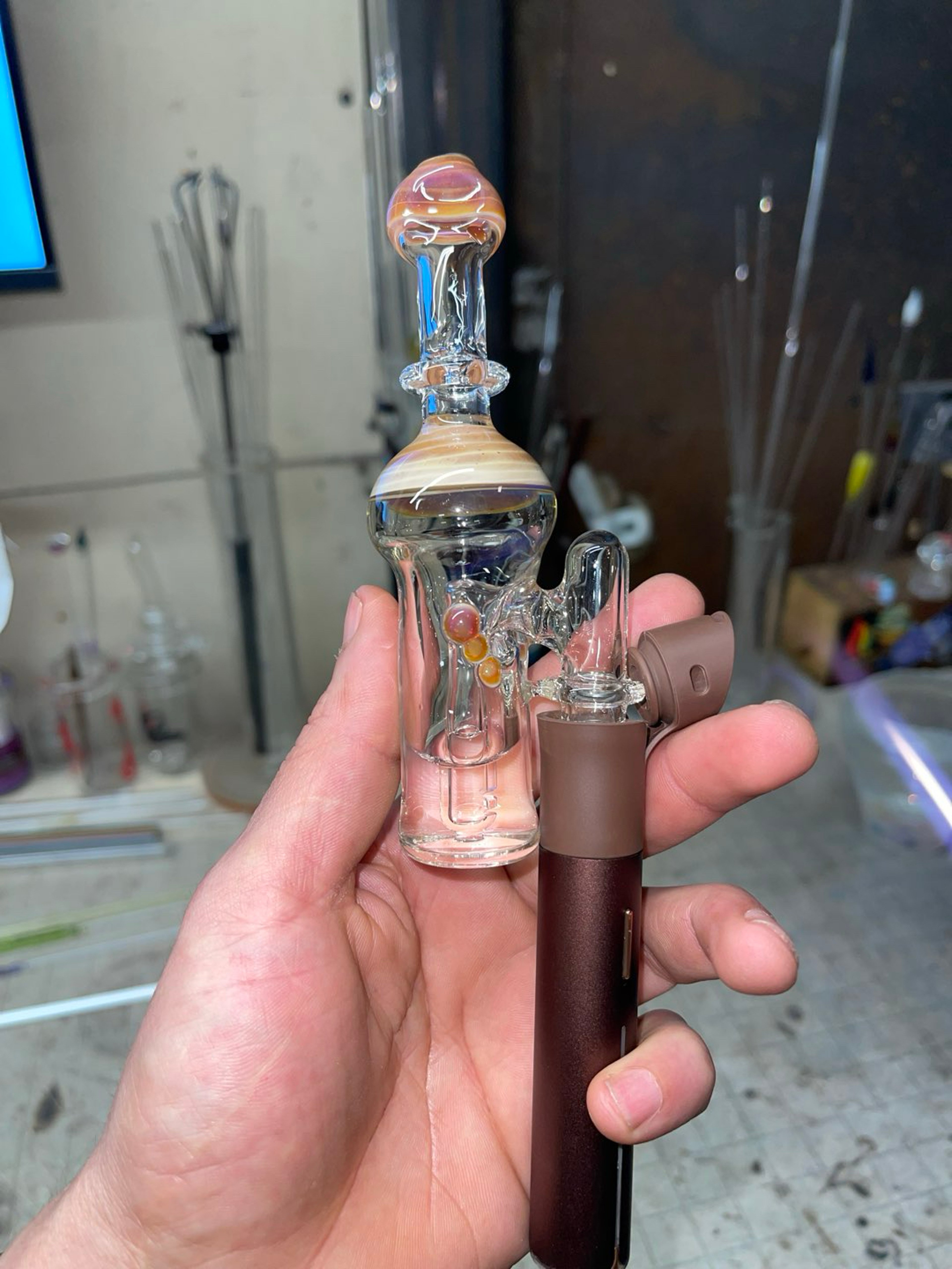 Preview pic of Spinner pearl Silver strike pivot attachment (device not included