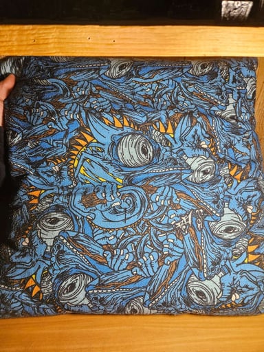 Preview pic of Abrooks x Grassroots Chameleon Pillow