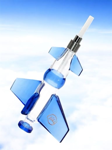 Preview pic of Cali CloudX 8" Fighter Jet ✈️ Nectar Collector Kit in Blue