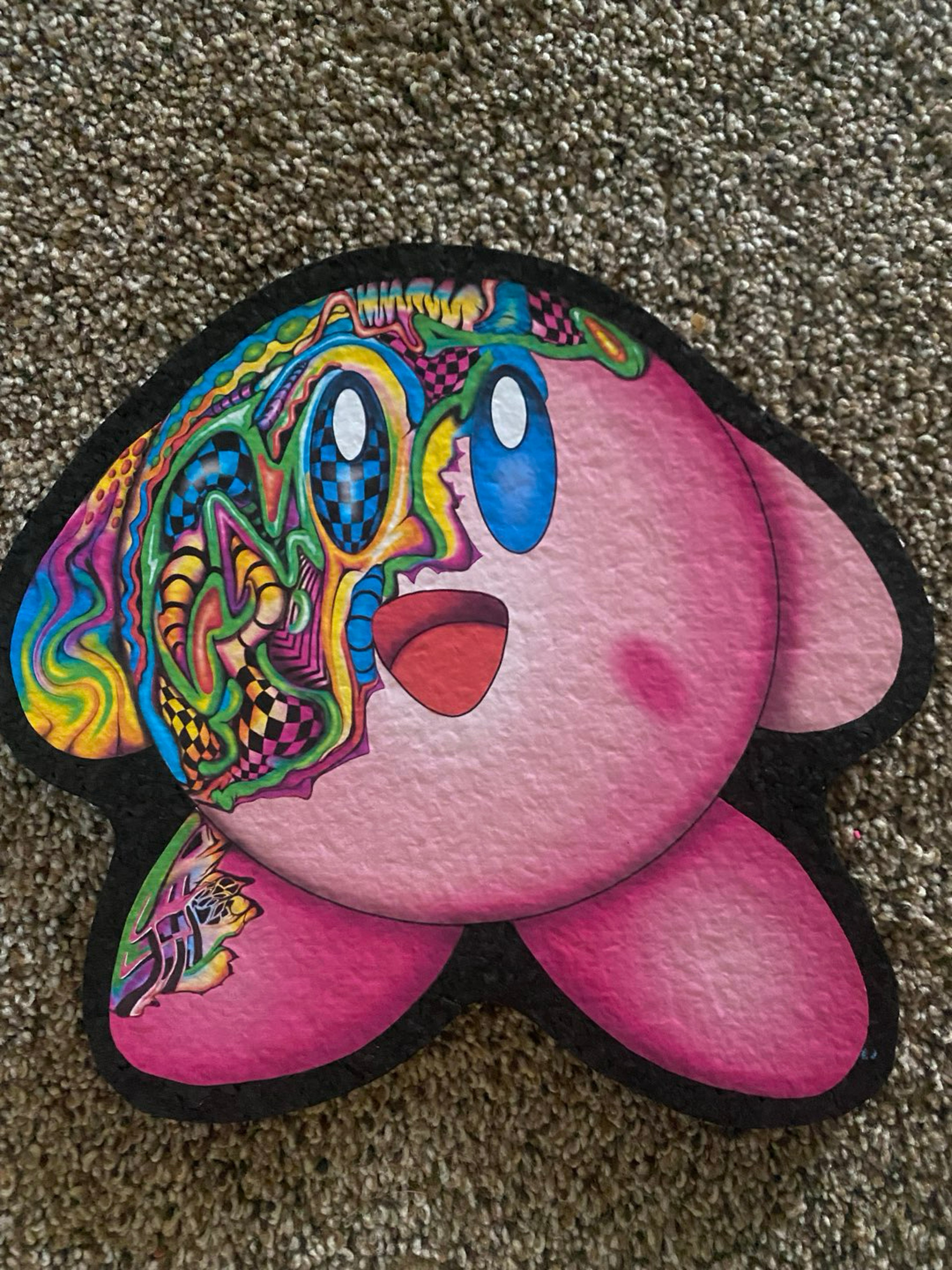 Preview pic of Trippy kirby mat