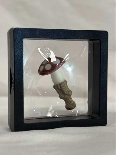 Preview pic of FIRE SHROOM ( UV ) JOYSTICK @ jacobwazooglass