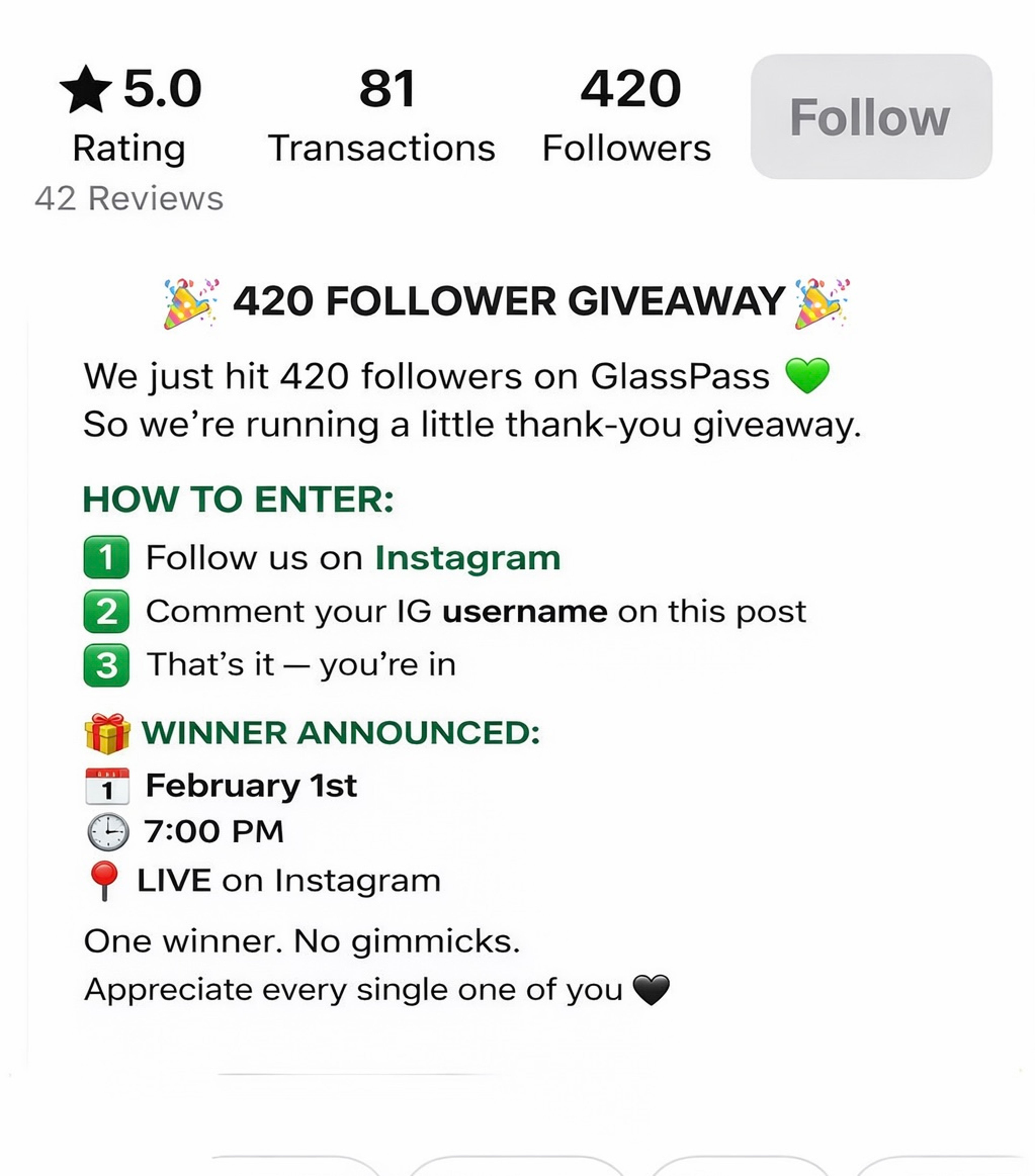 420 Giveaway!! (FREE) image 0