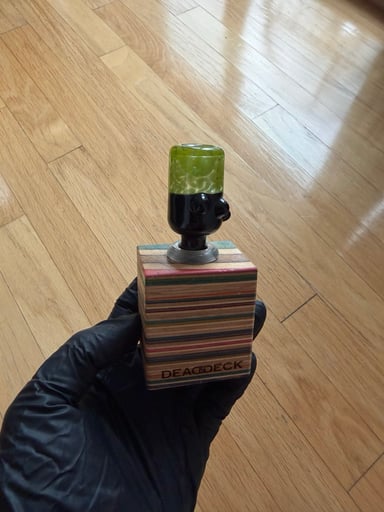 Preview pic of ALGAE - Push Bowl Slide (Green/14mm) + Deaddeck Slide Stand