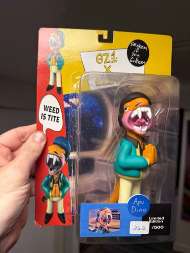 Preview pic of Apu Dino Gz1 x Elbo vinyl toy