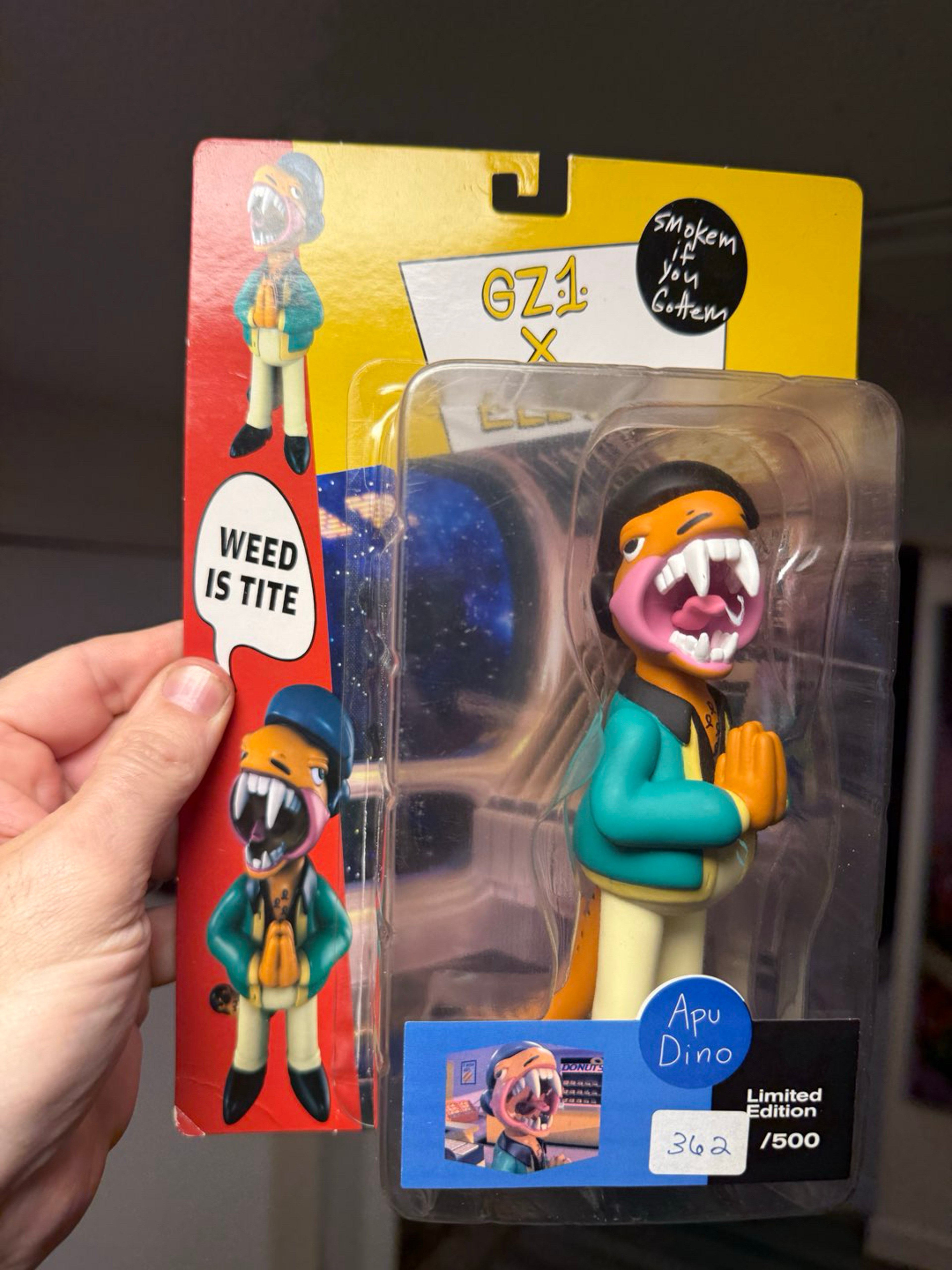 Preview pic of Apu Dino Gz1 x Elbo vinyl toy