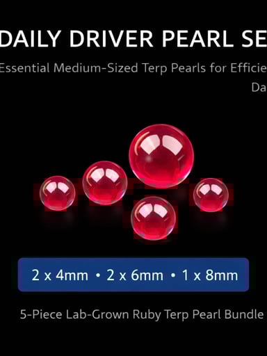 Preview pic of Ruby Daily Driver Pearl Set – Terp Pearl Pack (5-Piece