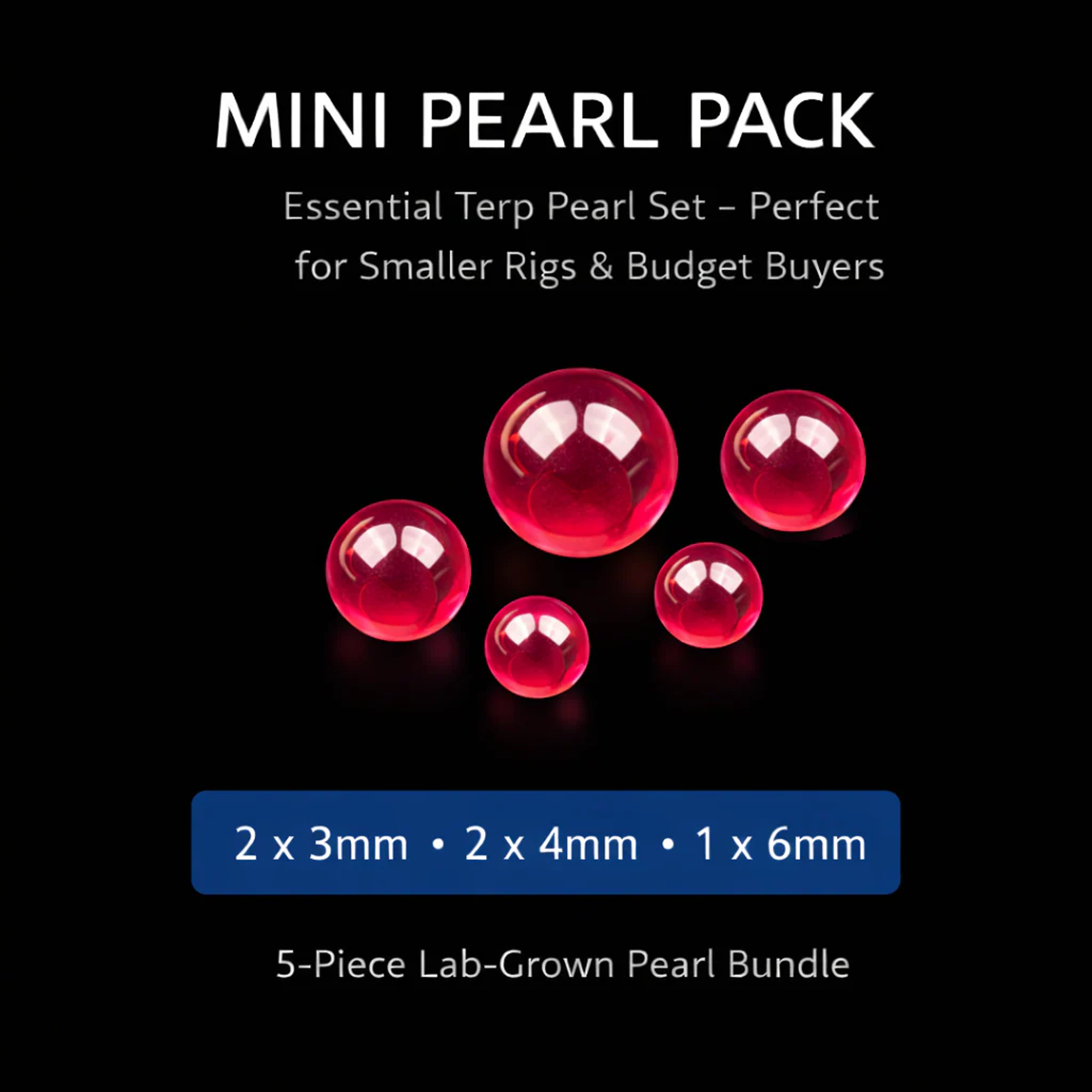 Preview pic of Ruby Mini Pearl Pack – Terp Pearl Set (5-Piece)