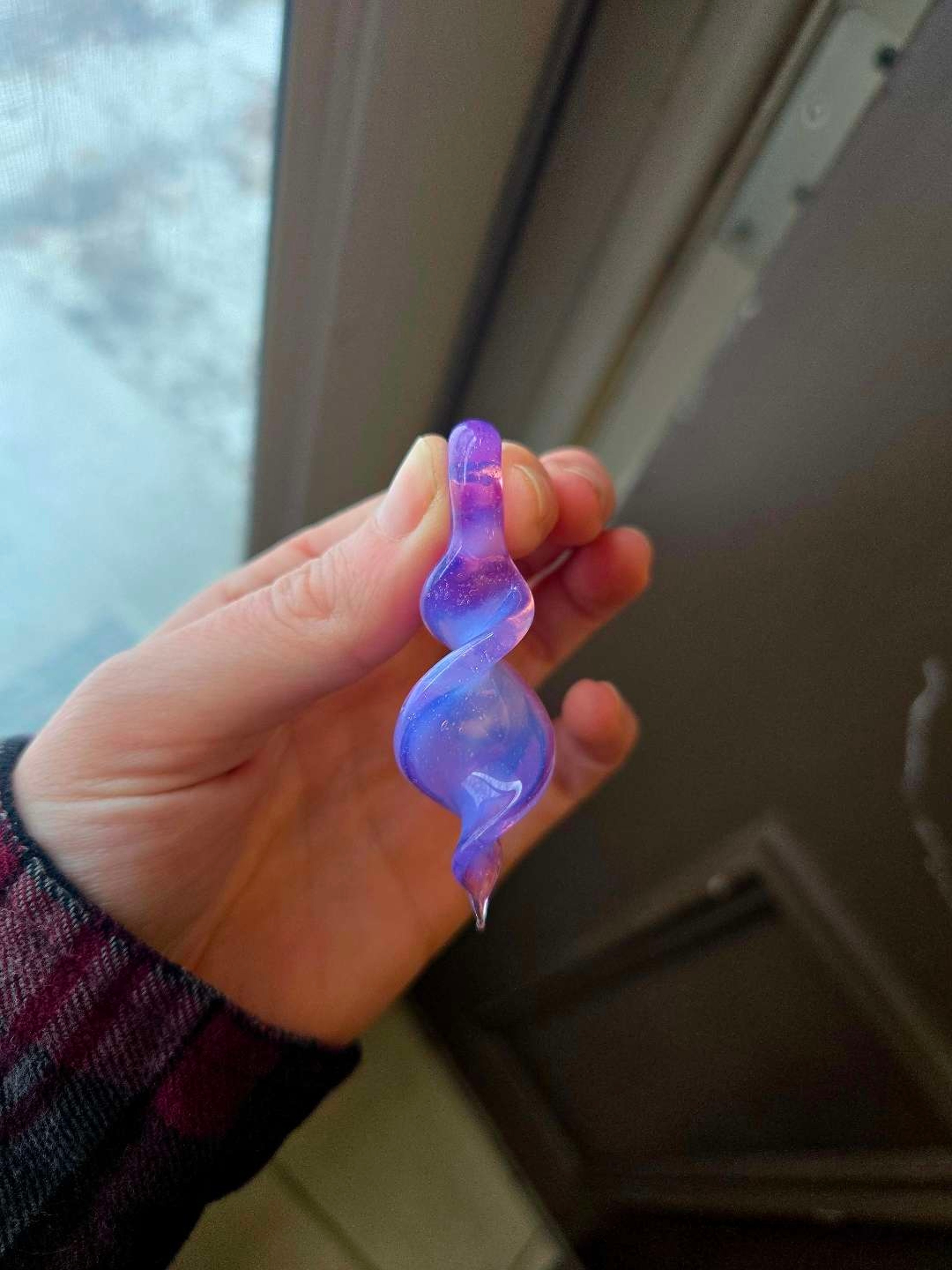 Purple Twist Pendant image 0