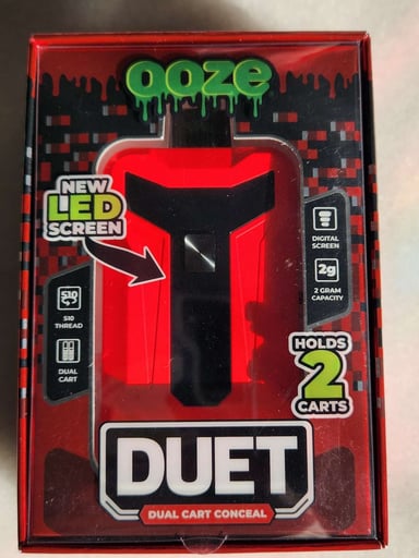Preview pic of Ooze Duet Dual Cart Vaporizer