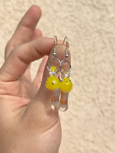 Preview pic of Mushroom earrings