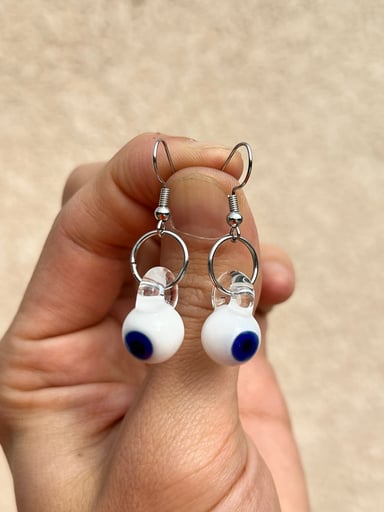 Preview pic of Eyeball earrings