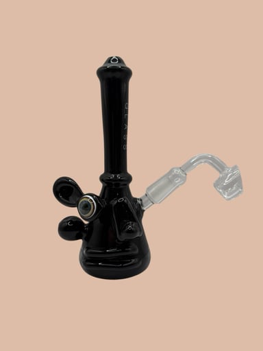 Preview pic of 7.25” Diamond Glass Picasso Rig - Black