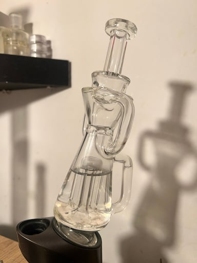 Preview pic of Puffco Recycler Greek Glass