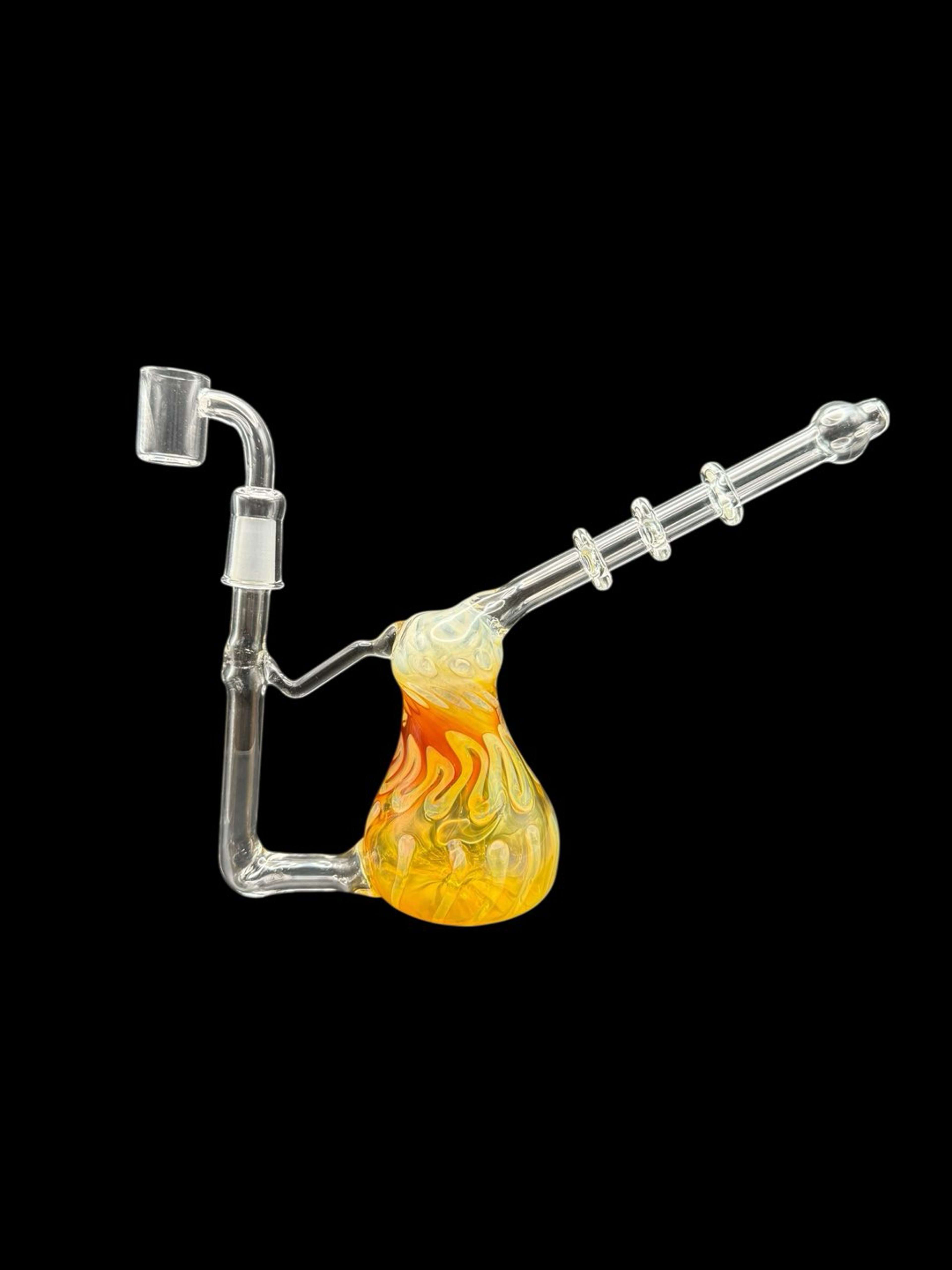 Hand Blown Fumed Rig With 3 Marias 14mm #1 image 0